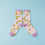 Punky Pins Rainbow Print Socks