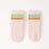 Punky Pins Rainbow Stripe Pink Rib Socks