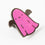 Punky Pins Sparkle Ghost Enamel Pin Pink Halloween Limited Edition