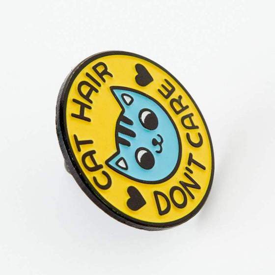 Punky Pins Cat Hair Don't Care Enamel Pin