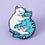 Punky Pins Cuddling Cats Enamel Pin