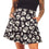 Sourpuss Skater Skirt in Skull Duggery Print