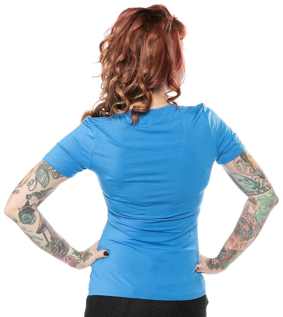 Sourpuss Ramona Top in Blue