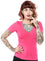 Sourpuss Ramona Top in Magenta Pink