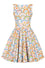 Lady Vintage Tea Dress in Dreamy Rainbows Print