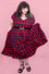 Dolly & Dotty Lily Swing Dress in Red Tartan Christmas